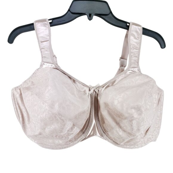 Bali Satin Tracings Minimizer Bra Size 42DDD Dusty Rose Underwire - Picture 1 of 6